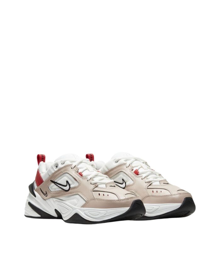 NIKE M2K TEKNO FOSSIL STONE SUMMIT WHITE RED AO3108 205