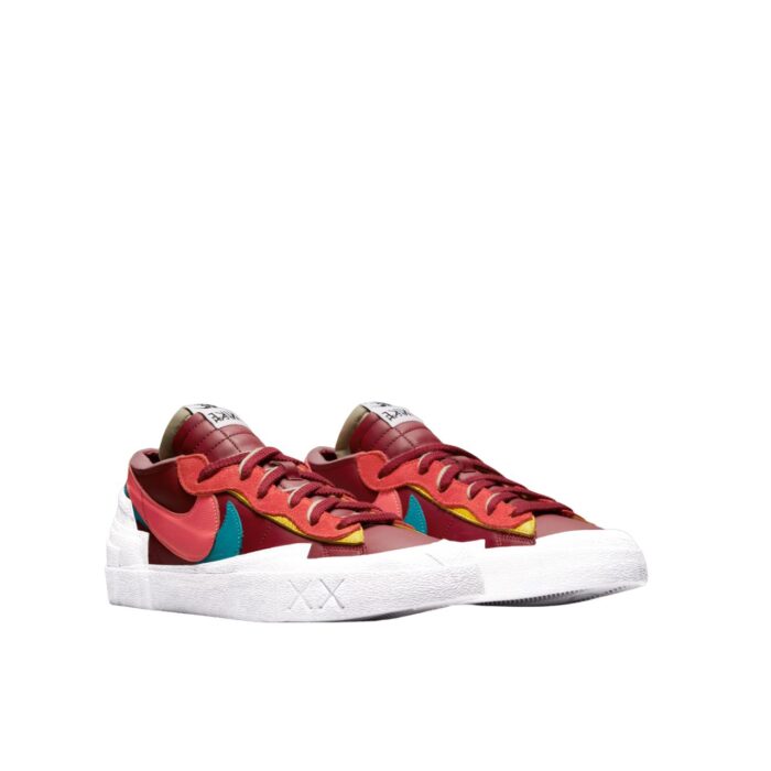 NIKE SACAI X KAWS X BLAZER LOW TEAM RED DM7901 600