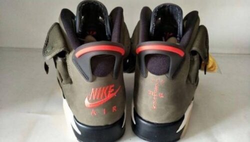 NIKE AIR JORDAN 6 RETRO X TRAVIS SCOTT OLIVE CN1084 200 photo review