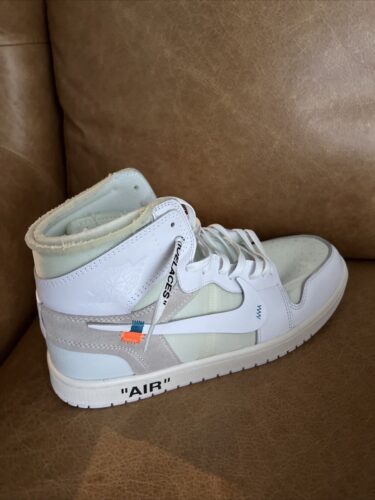 NIKE AIR JORDAN 1 RETRO HIGH X OW WHITE AQ0818 100 photo review