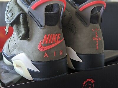 Air Jordan 6 Retro X Travis Scott Olive SP photo review