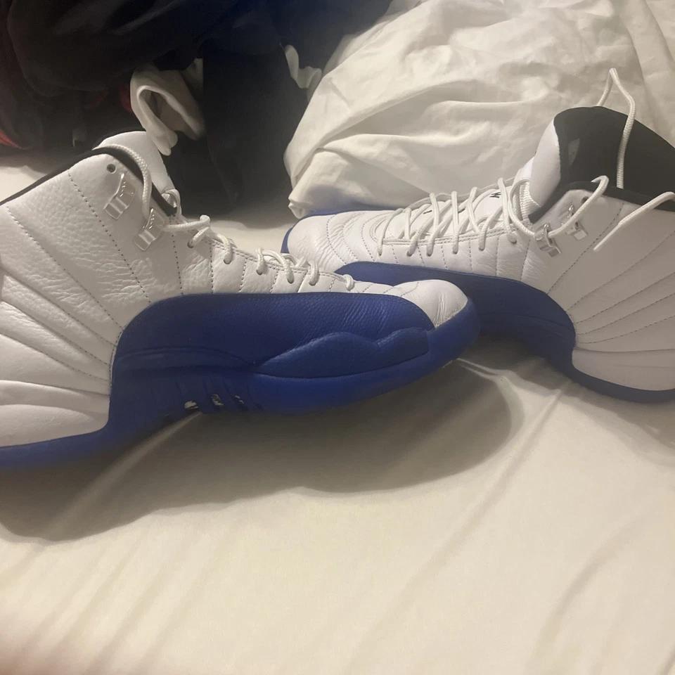NIKE AIR JORDAN 12 RETRO BLUEBERRY WHITE BLACK GAME ROYAL CT8013 140 photo review