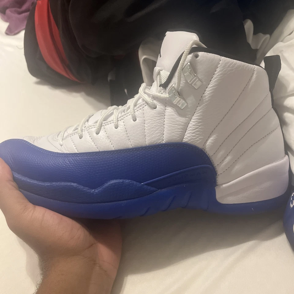 NIKE AIR JORDAN 12 RETRO BLUEBERRY WHITE BLACK GAME ROYAL CT8013 140 photo review