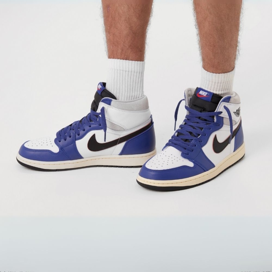On-foot of the Air Jordan 1