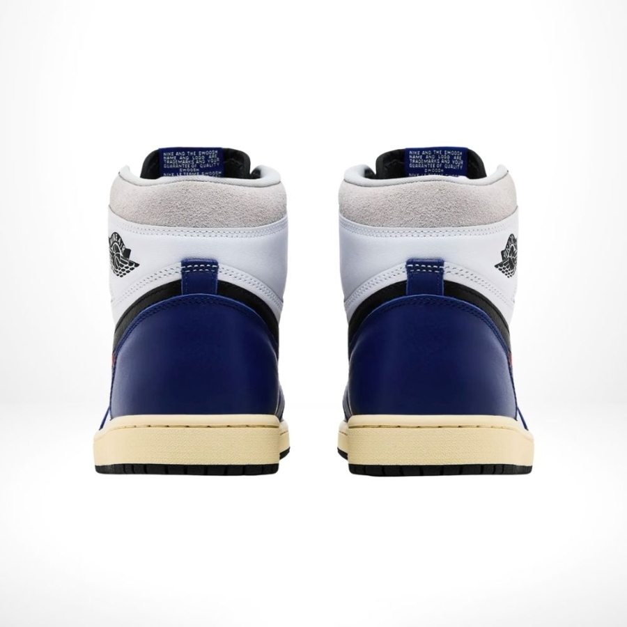 Rear view of the Air Jordan 1