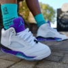 On-foot of the Air Jordan 5