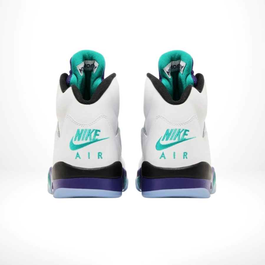 Rear view of the Air Jordan 5