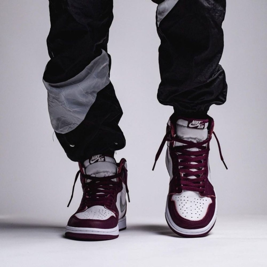 On-foot of the Air Jordan 1