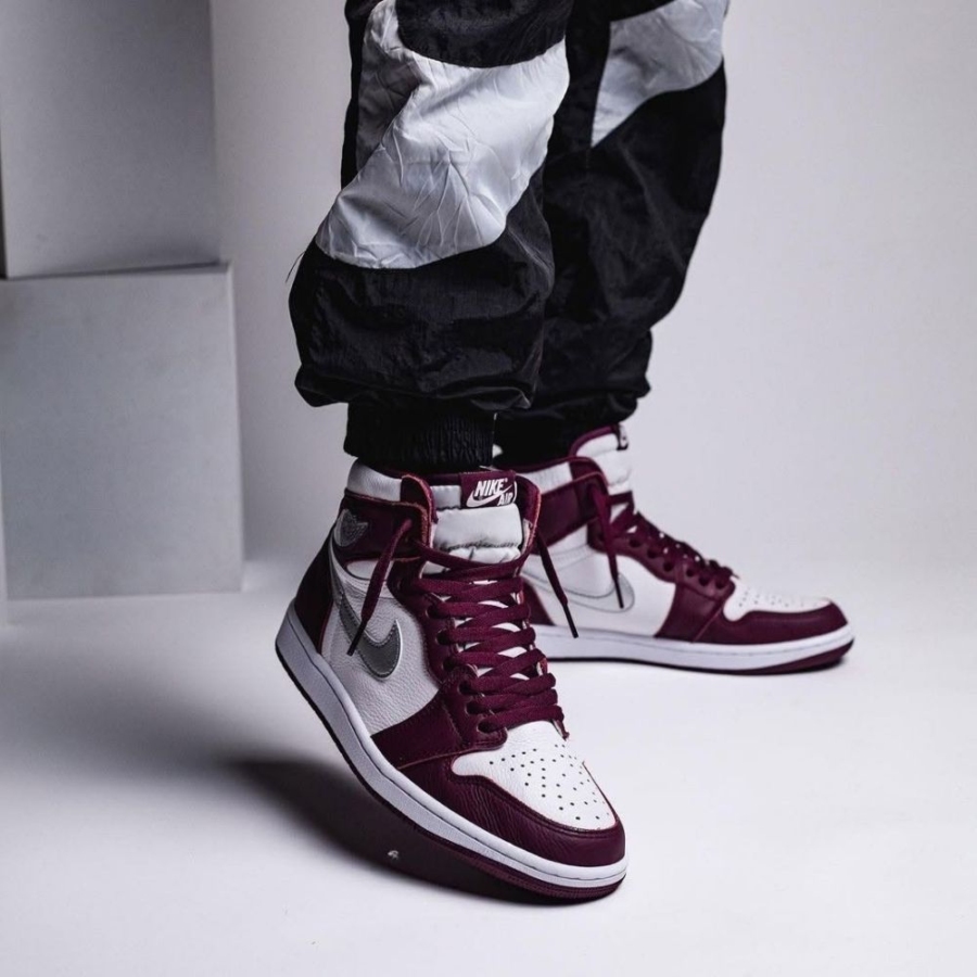 On-foot of the Air Jordan 1