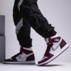 On-foot of the Air Jordan 1