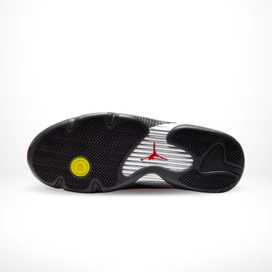 Bottom view of the Air Jordan 14