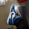 On-foot of the Air Jordan 1
