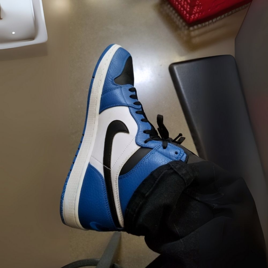On-foot of the Air Jordan 1