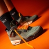 On-foot of the Air Jordan 4