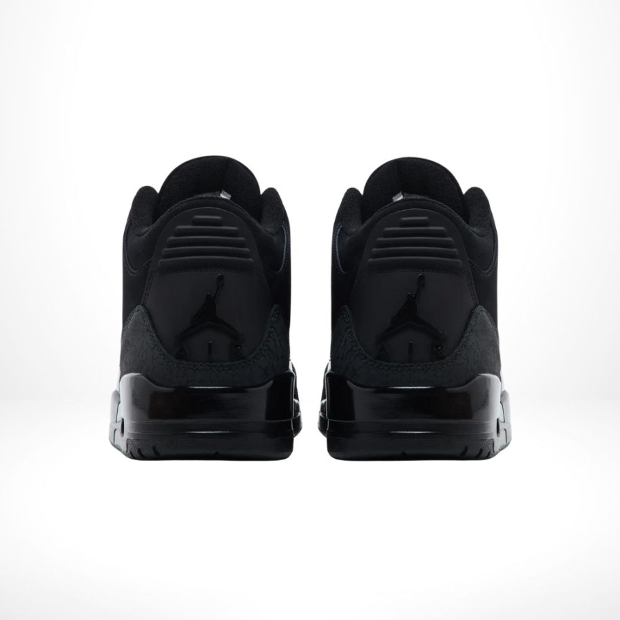 Rear view of the Air Jordan 3