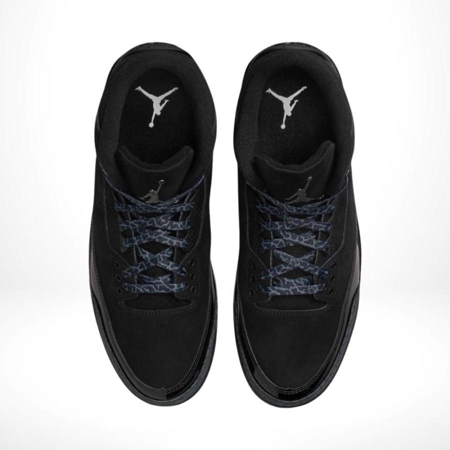Top-down view of the Air Jordan 3