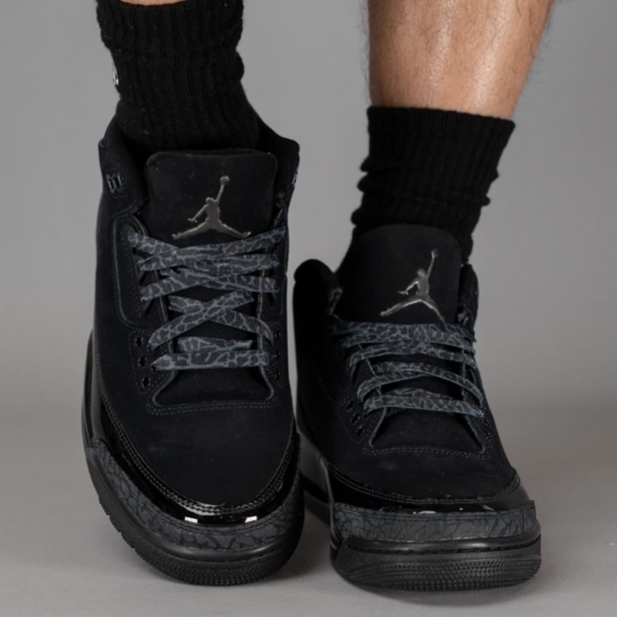 On-foot of the Air Jordan 3