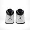 Rear view of the Air Jordan 10