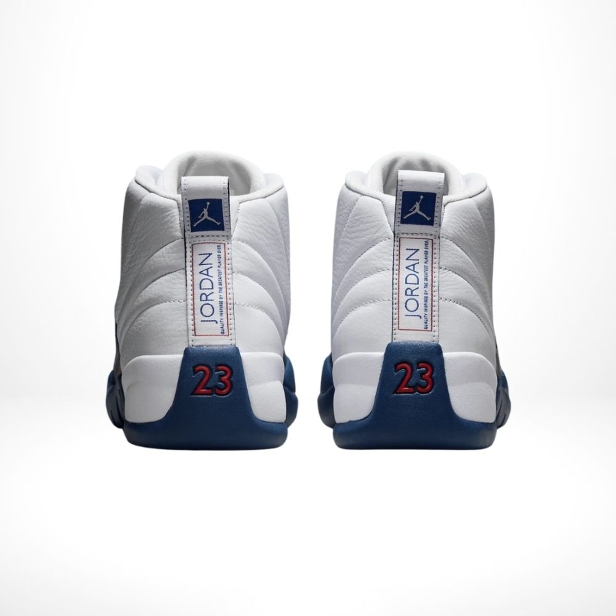 Rear view of the Air Jordan 12