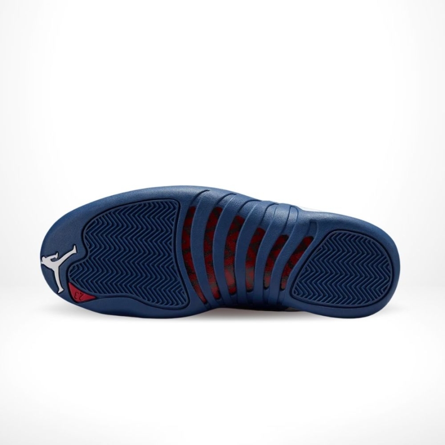 Bottom view of the Air Jordan 12