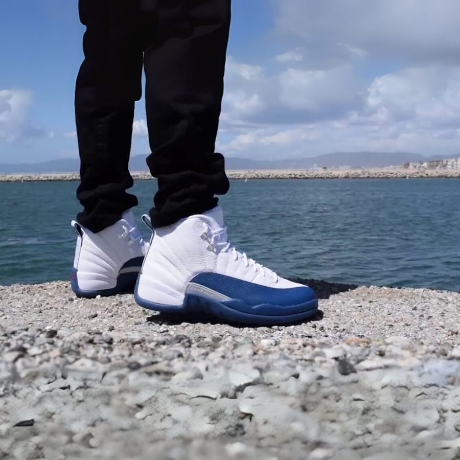 On-foot of the Air Jordan 12