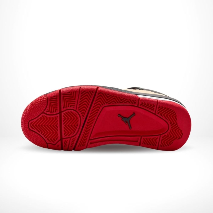 Bottom view of the Air Jordan 4