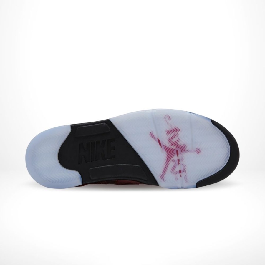 Bottom view of the Air Jordan 5