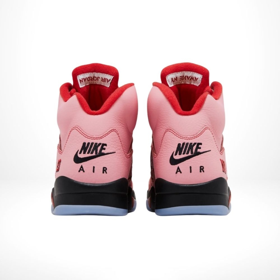 Rear view of the Air Jordan 5