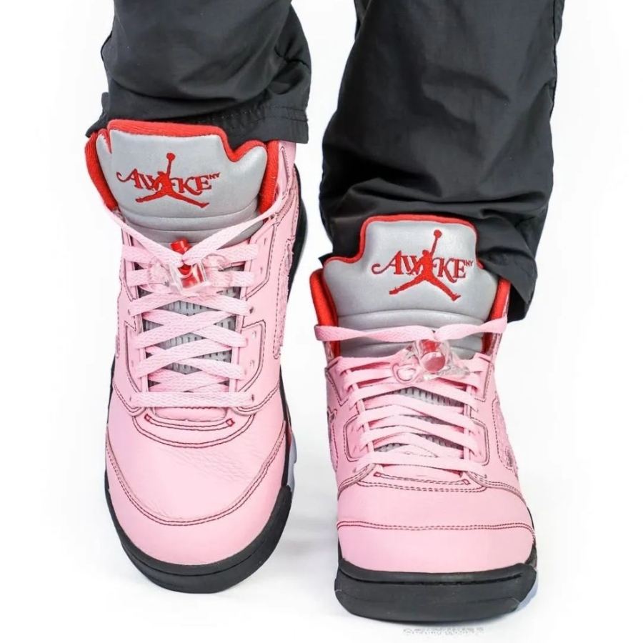On-foot of the Air Jordan 5