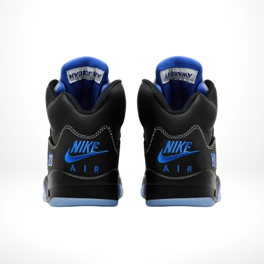 Rear view of the Air Jordan 5