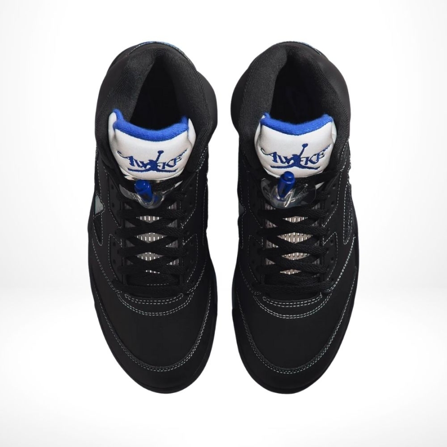 Top-down view of the Air Jordan 5