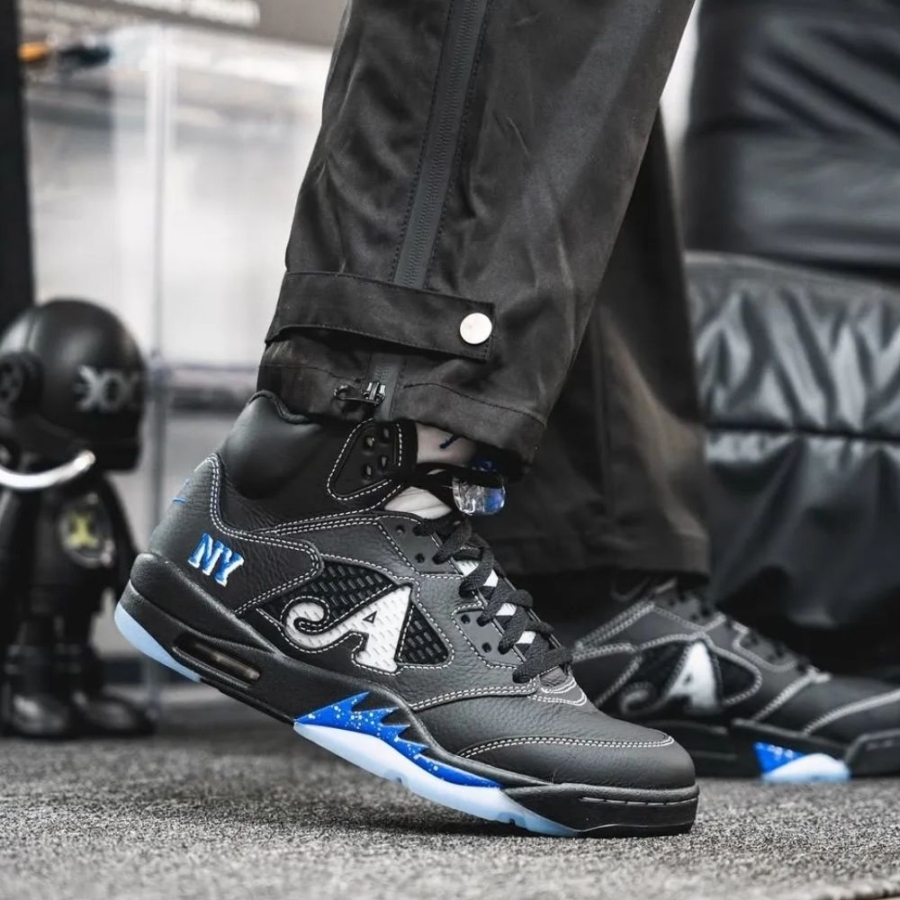 On-foot of the Air Jordan 5