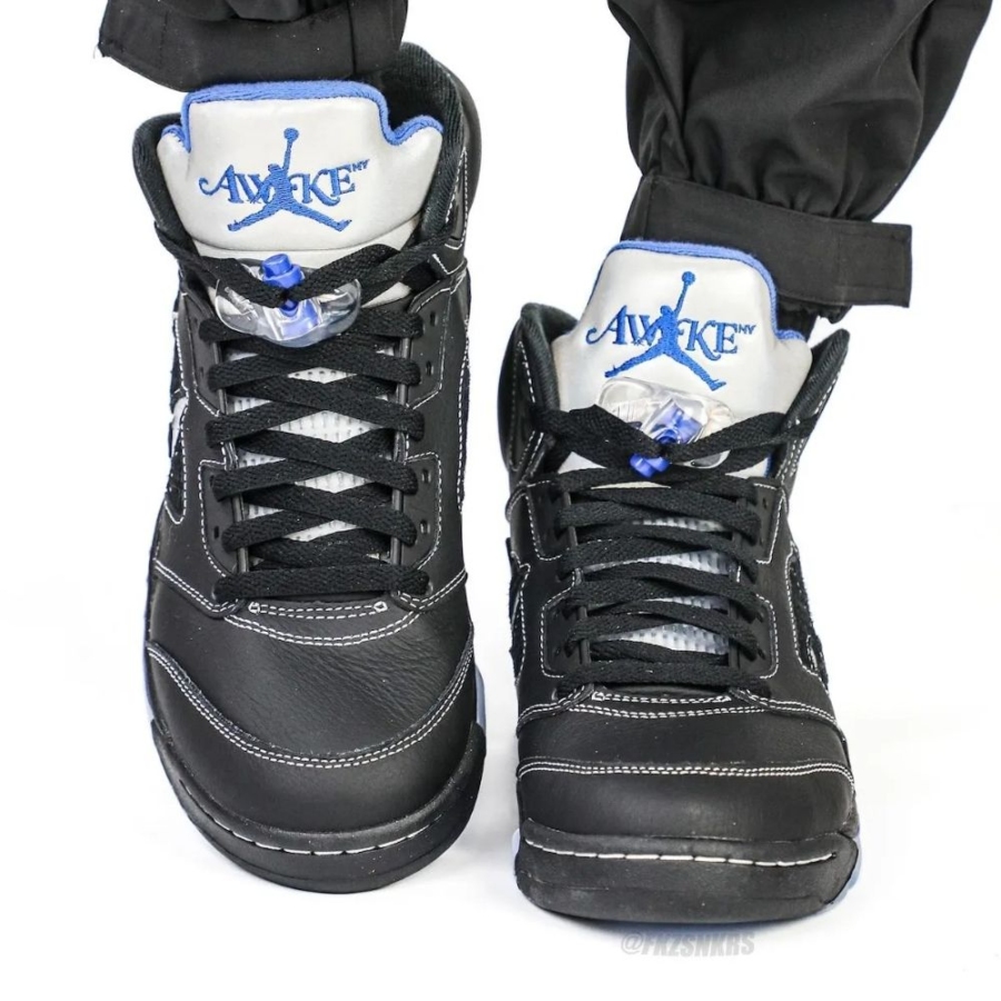 On-foot of the Air Jordan 5