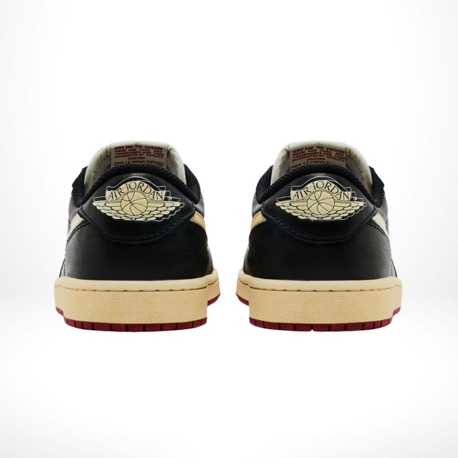 Rear view of the Air Jordan 1