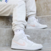 On-foot of the Air Jordan 1