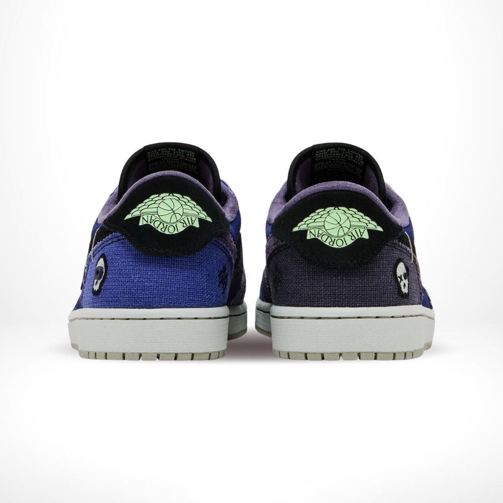 Rear view of the Air Jordan 1