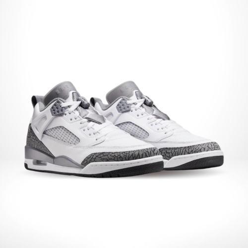 Angled front view of a full pair of Air Jordan