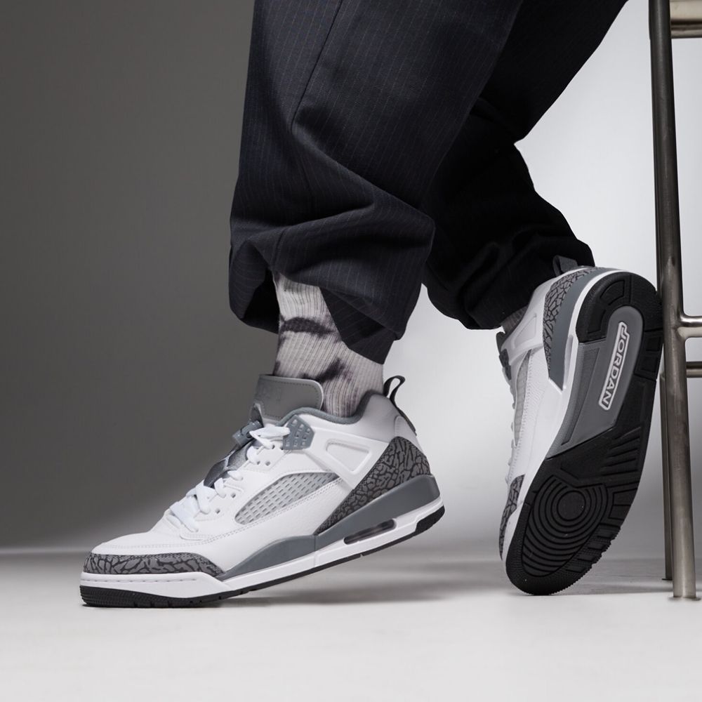 On-foot of the Air Jordan