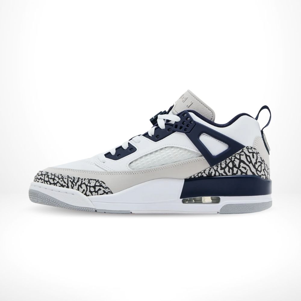 Medial side view of the Air Jordan