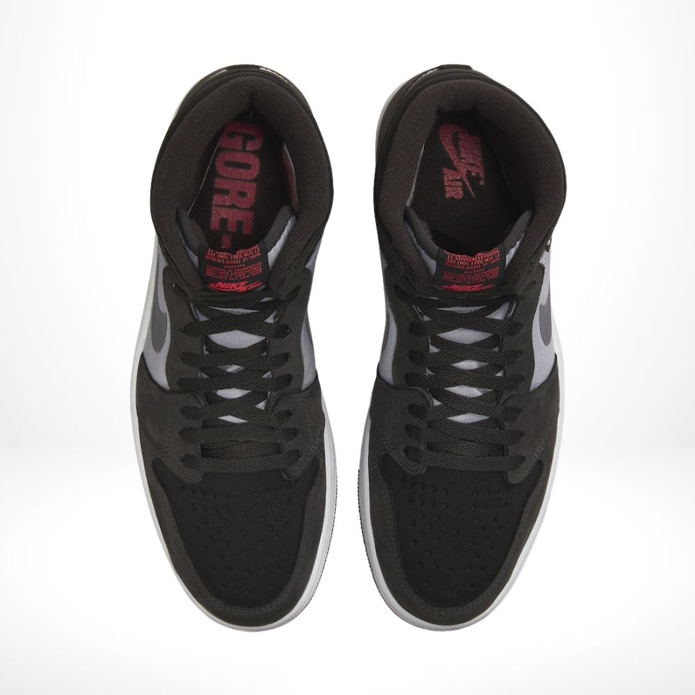 Top-down view of the Air Jordan 1