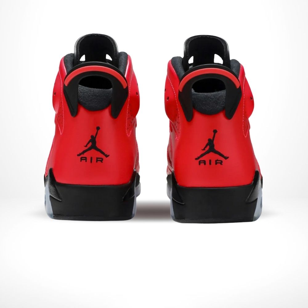 Rear view of the Air Jordan 6