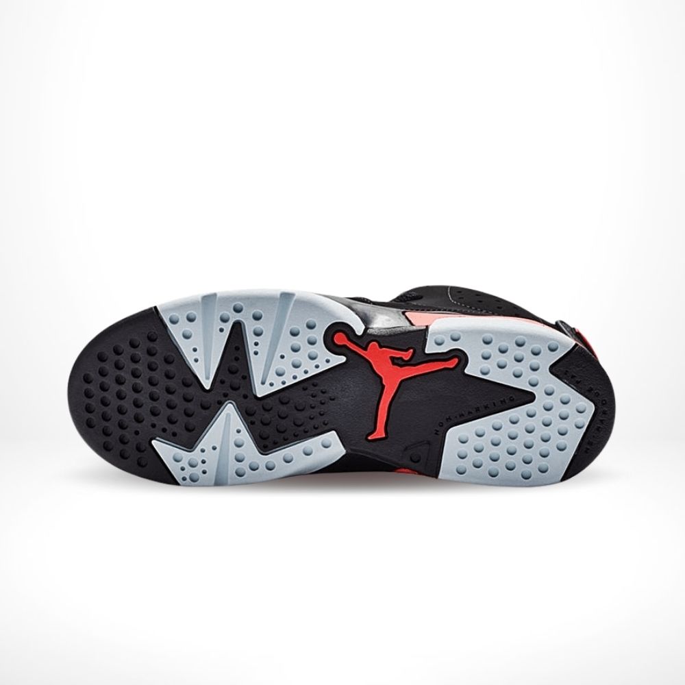 Bottom view of the Air Jordan 6