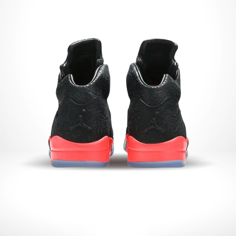 Rear view of the Air Jordan 5