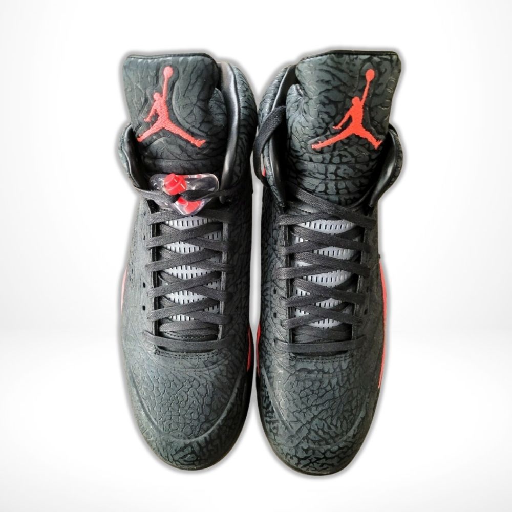 Top-down view of the Air Jordan 5