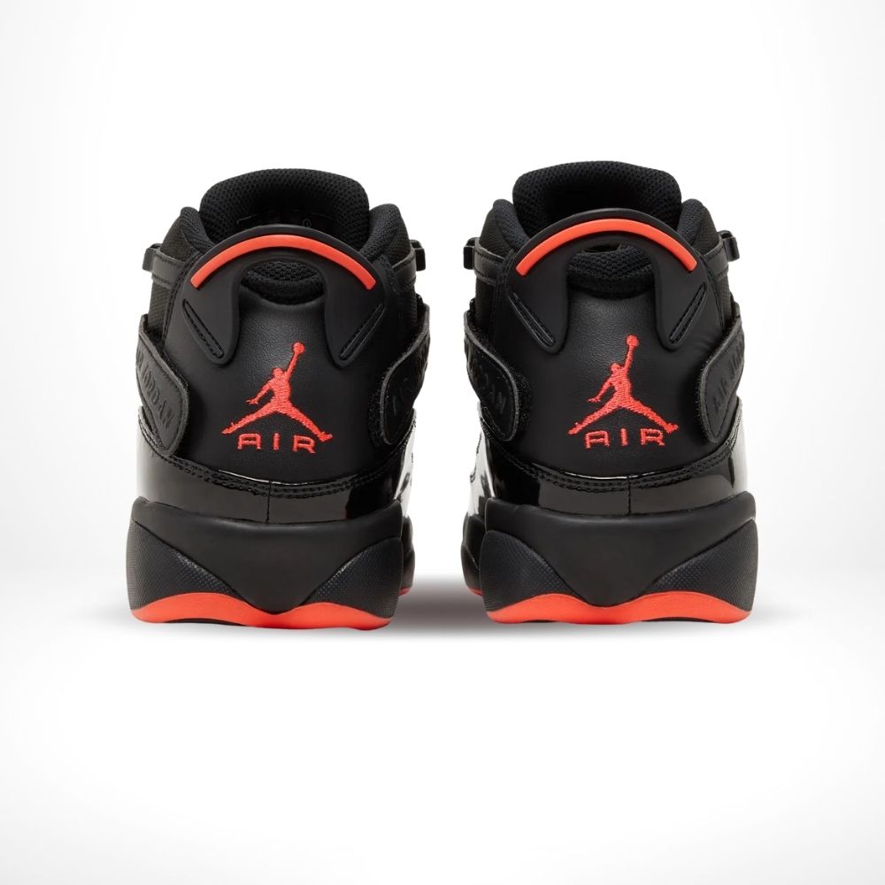 Rear view of the Air Jordan 6