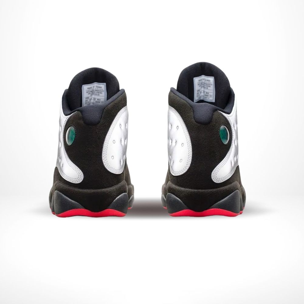 Rear view of the Air Jordan 13