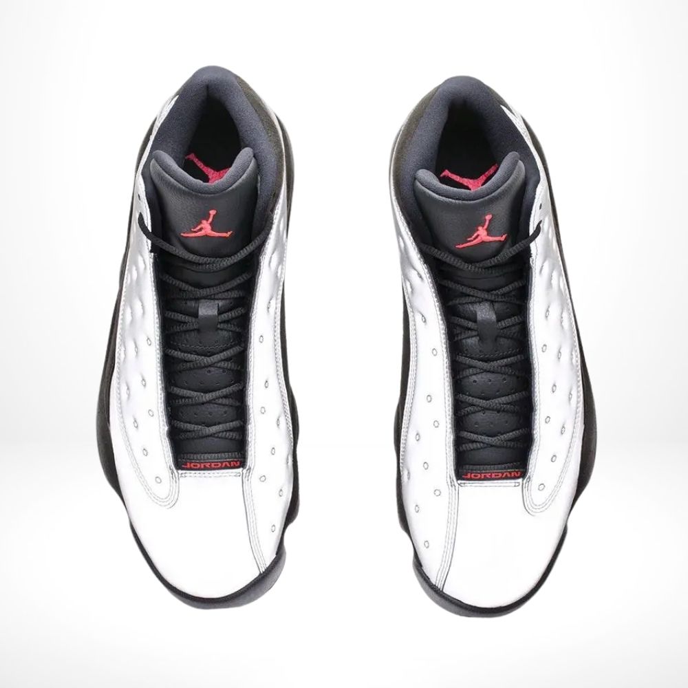 Top-down view of the Air Jordan 13