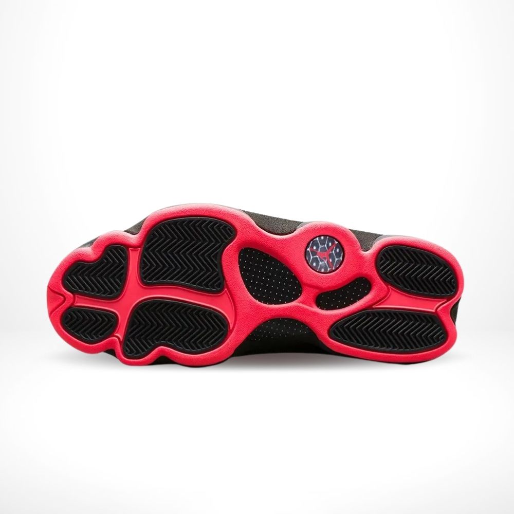 Bottom view of the Air Jordan 13