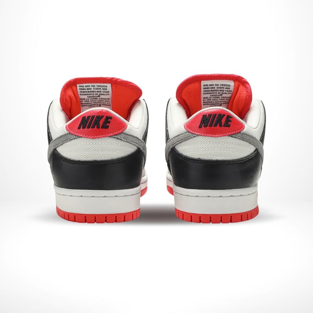 Rear view of the Nike Dunk Low