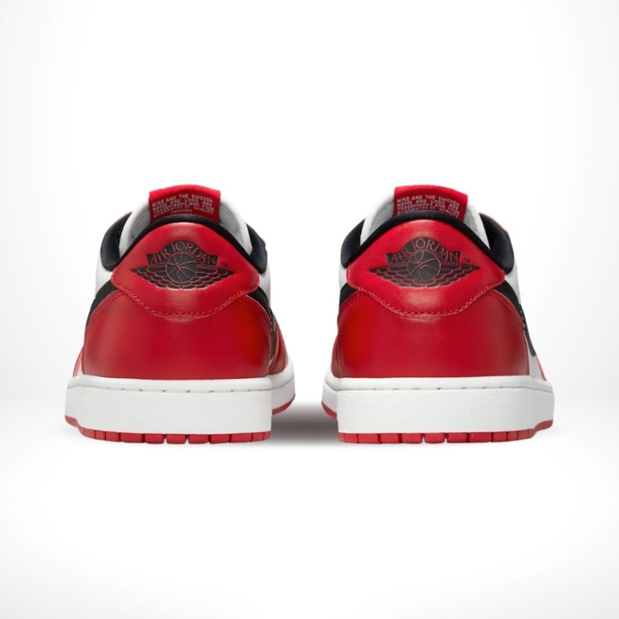 Rear view of the Air Jordan 1